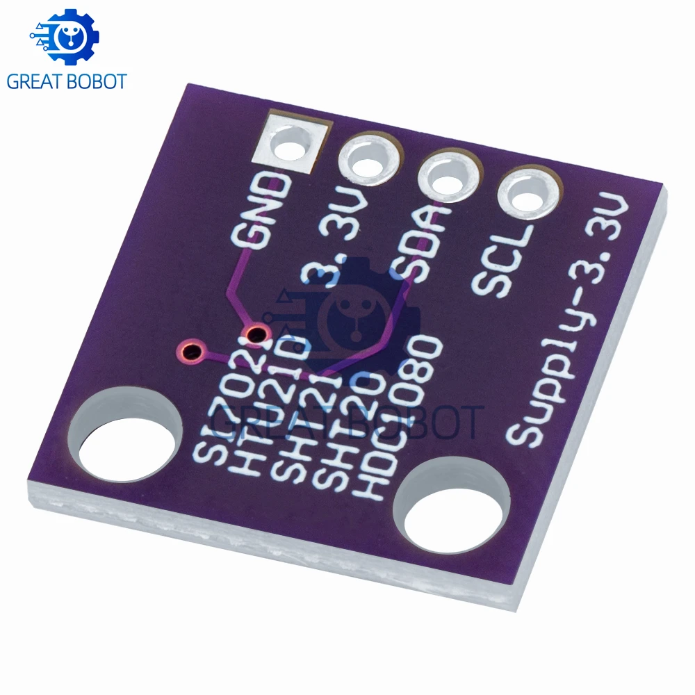 Modul BS HDC1080 - Sensor Kelembaban & Suhu Digital Daya Rendah, Akurasi Tinggi (GY - 213V - HDC1080) UNTUK Arduino