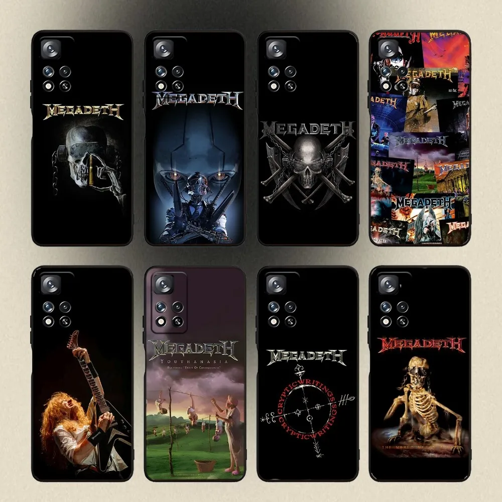 Rock M-MegadethS  Music Phone Case For Samsung Galaxy A20,A21s,A22,A31,A32,A52,A53,A72,73,A80,A91 Soft Black Cover