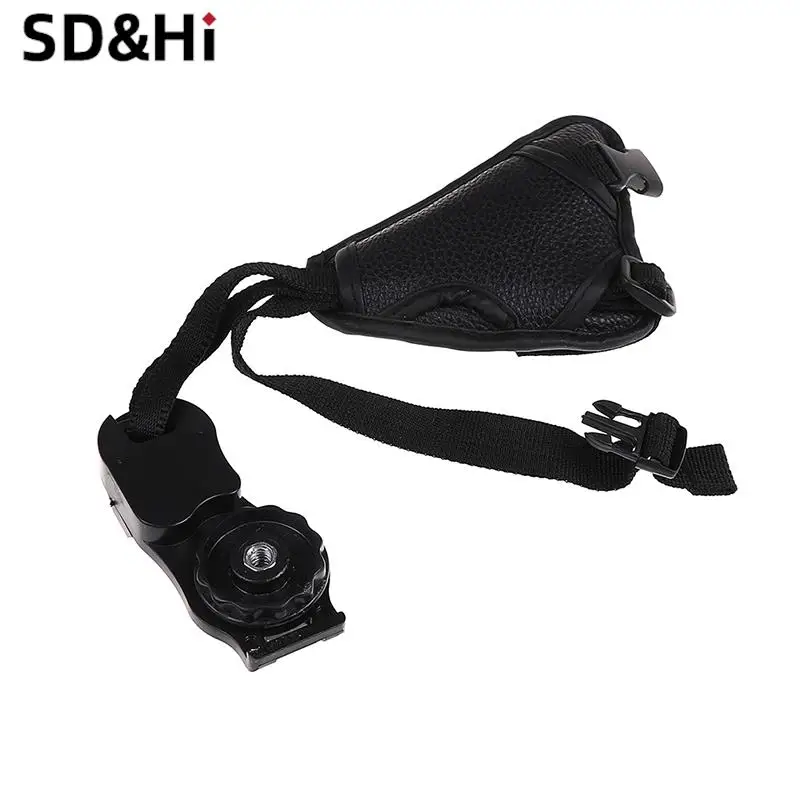 1pc Hand Grip Camera Strap PU Leather Hand Strap Camera Camera Photography Accessories For DSLR