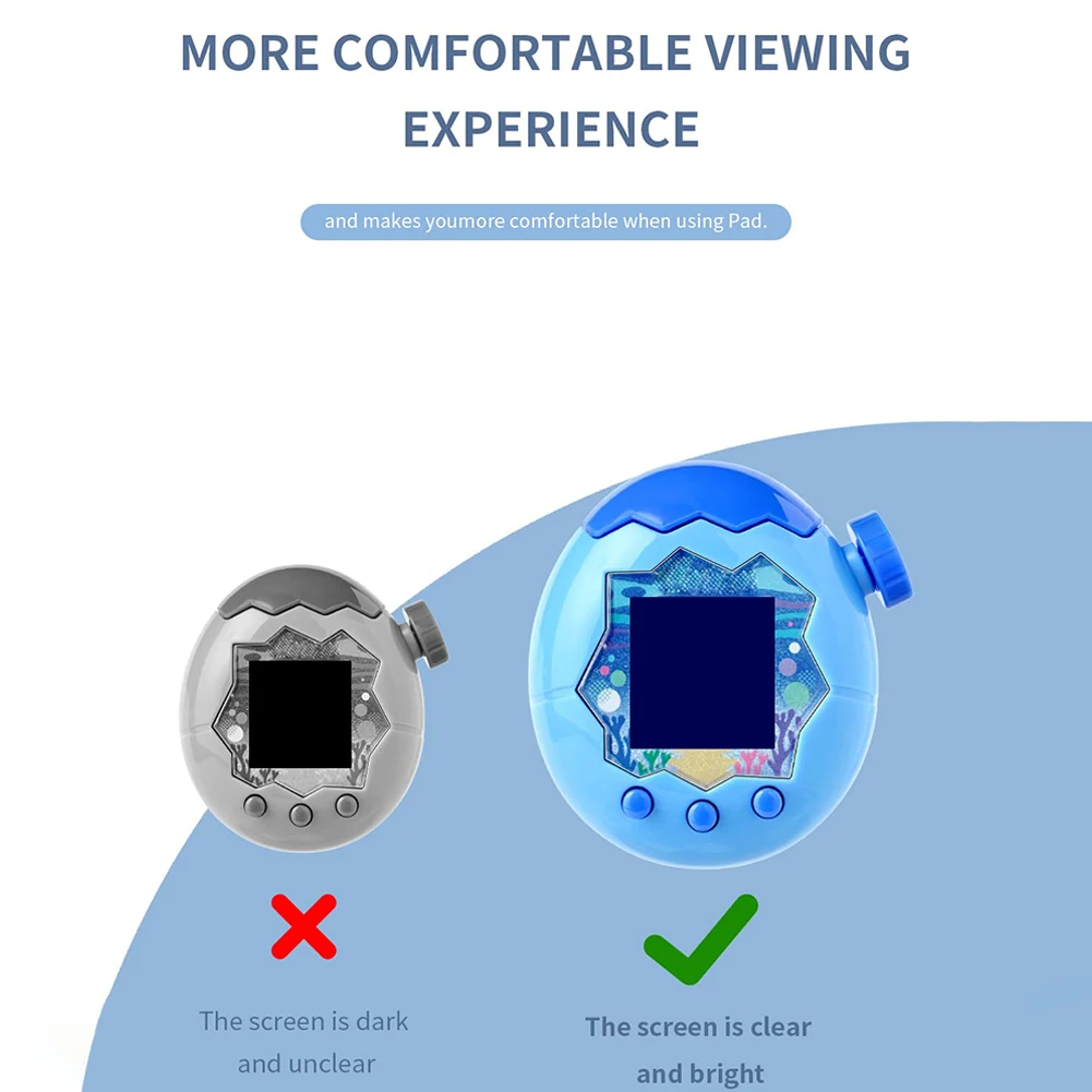 2/4/6 قطعة حامي الشاشة ل Tamagotchi الجنة واضح بولي TPU لينة فيلم الإلكترونية الحيوانات الأليفة لعبة اللعب شاشة فيلم اكسسوارات الديكور
