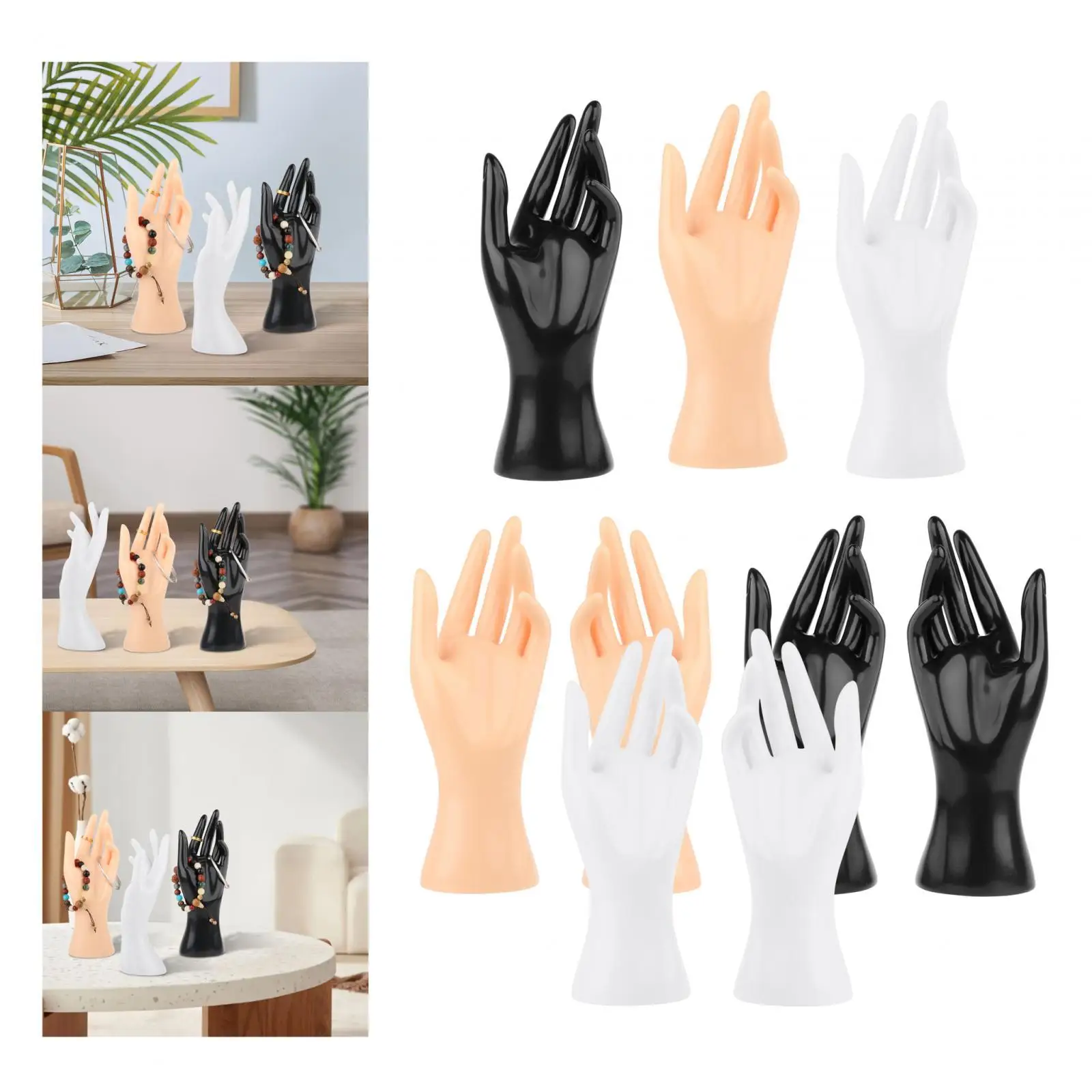 

Female Mannequin Hand Multifunctional Ring Holder Decoration for Home Decor