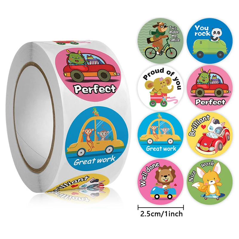 500 قطعة ملصقات سيارة مكافأة للأطفال مدرسة المعلم لوازم ل الفصول الدراسية التسمية الزخرفية و ملصقا تحفيزية القرطاسية