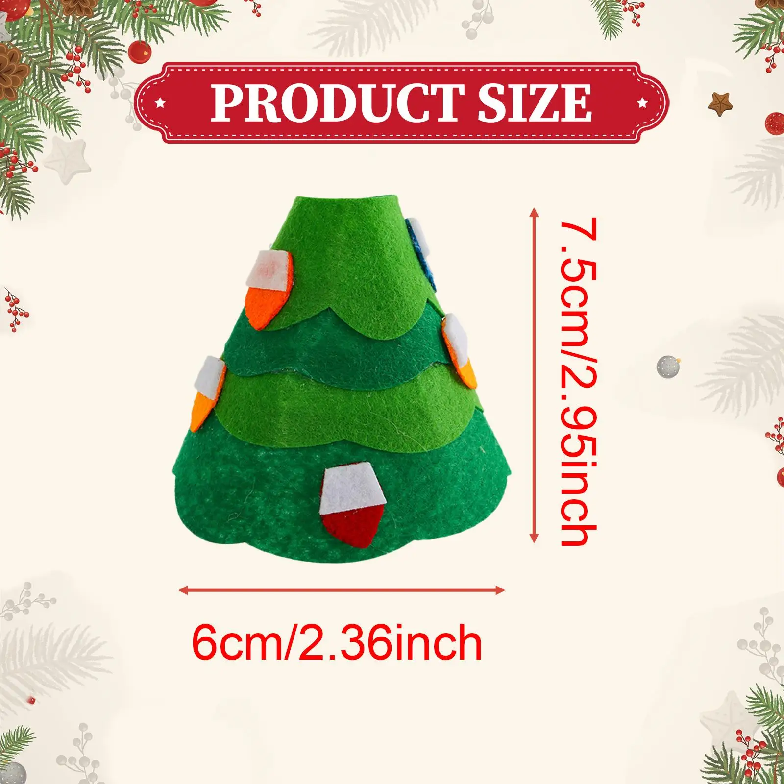 Cute Christmas Desk Goose Outfit Felt Costume Table Statue Clothing Decoration Ornaments for Living Room