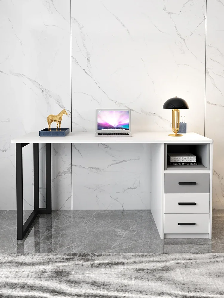 Solid wood light luxury internet celebrity writing desk, office modern minimalist computer , home bedroom