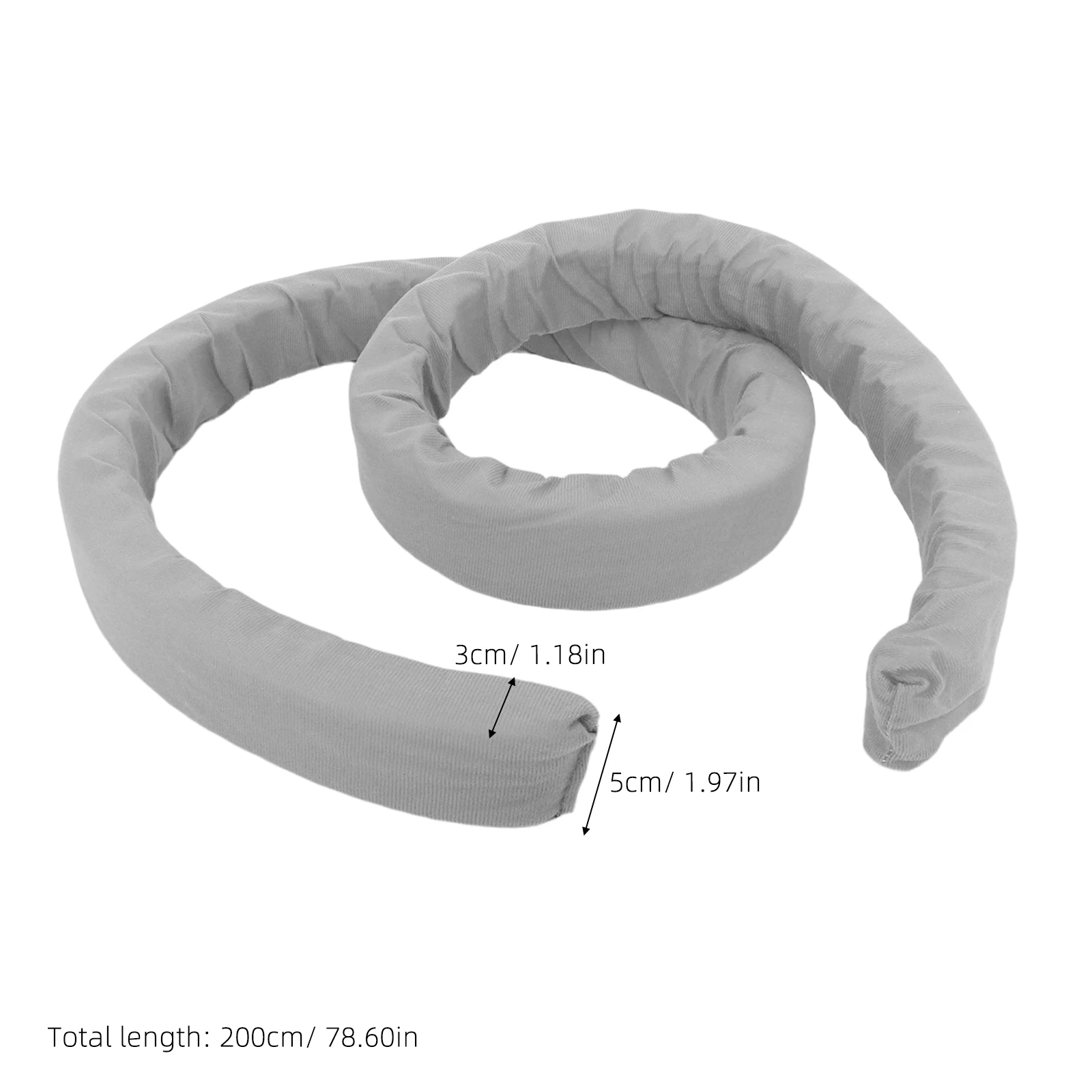 

Bed Gap Filler Queen Gray Brushed Fabric Mattress Bed Frame Wall Gap Blocker Dorm Furniture Cushion Filler