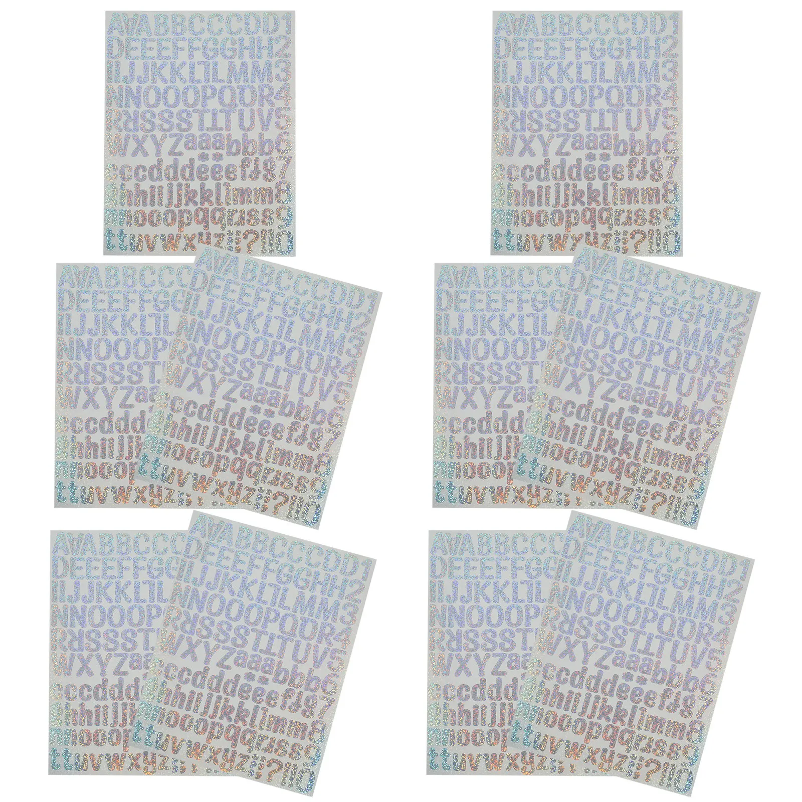 

10 листов виниловых наклеек-букв, водонепроницаемые, съемные, блестящие, для почтовых ящиков, автомобильных окон, поделок, скрапбукинга