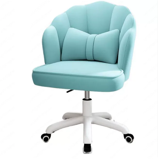 

Modern Fabric Home Butterfly Lift Chair Cute Petal Desk Chair Height Adjustable Makeup Computer Convertible for Office Home Use