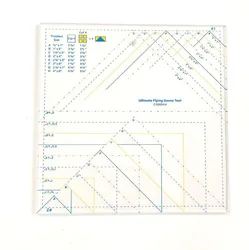 8-1/2in 21.6cm Ultimate Flying Geese Template and Quilt Ruler CGRDH4