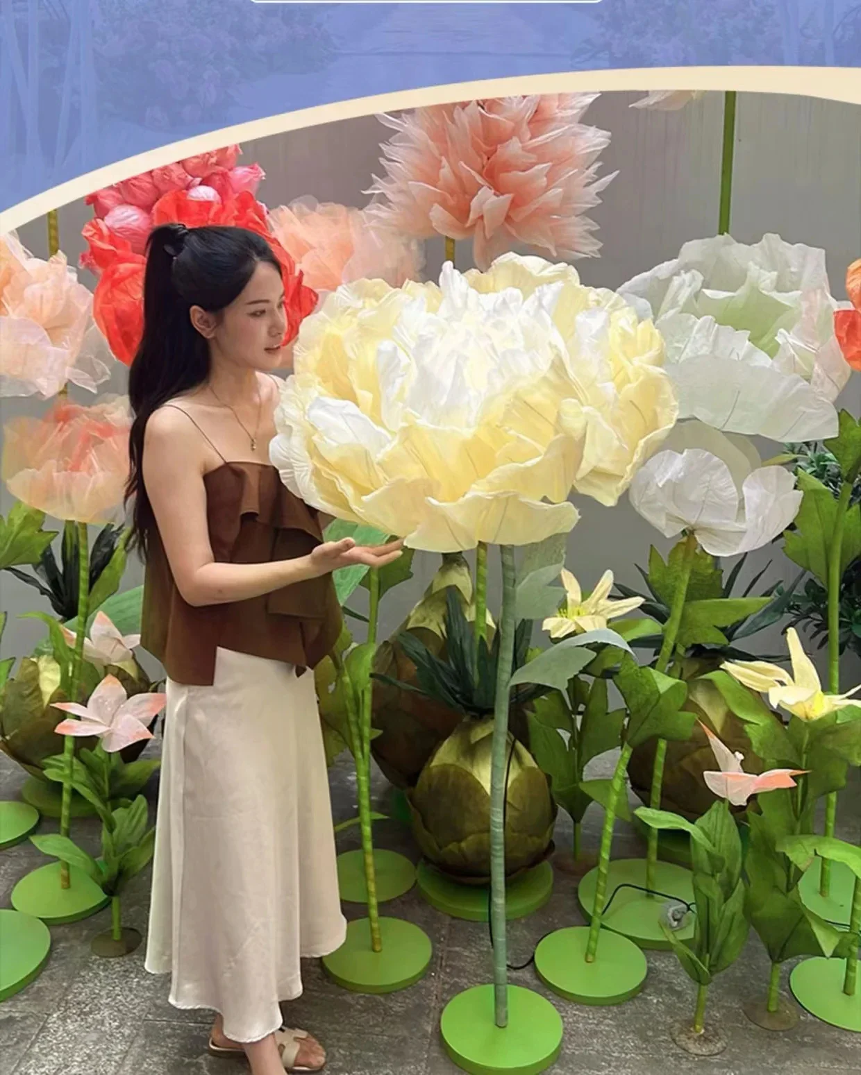 

Artificial Waterproof Automatic Open Closing Mechanical Flower, Simulation Flowers, Christmas Party, Wedding Decoration, Home De