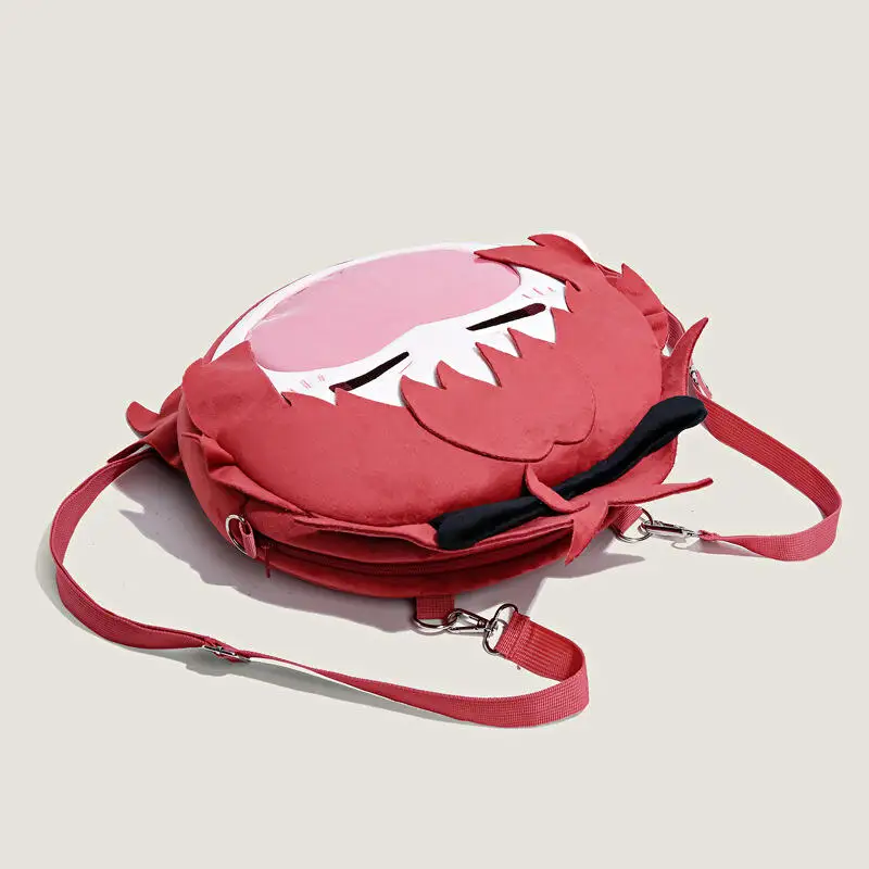 38Cm Puella Magi Madoka Magica Sakura Kyouko Big Mouth Modeling Transparent Plush Backpack Visit Comic Exhibition Friends Gifts