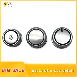 Car air conditioning knob front and rear air conditioning control adjustment knob switch button, For Audi A6 C7 car accessories