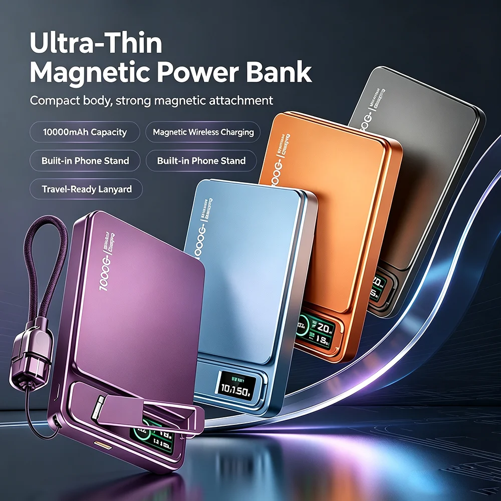 10000mAh 10000mAh CCC Ultra Slim For MagSafe Magnetic Wireless Power Bank 20W Fast Charging Portable Battery for iPhone 12-17 iWatch iPod - Aliexpress Deal