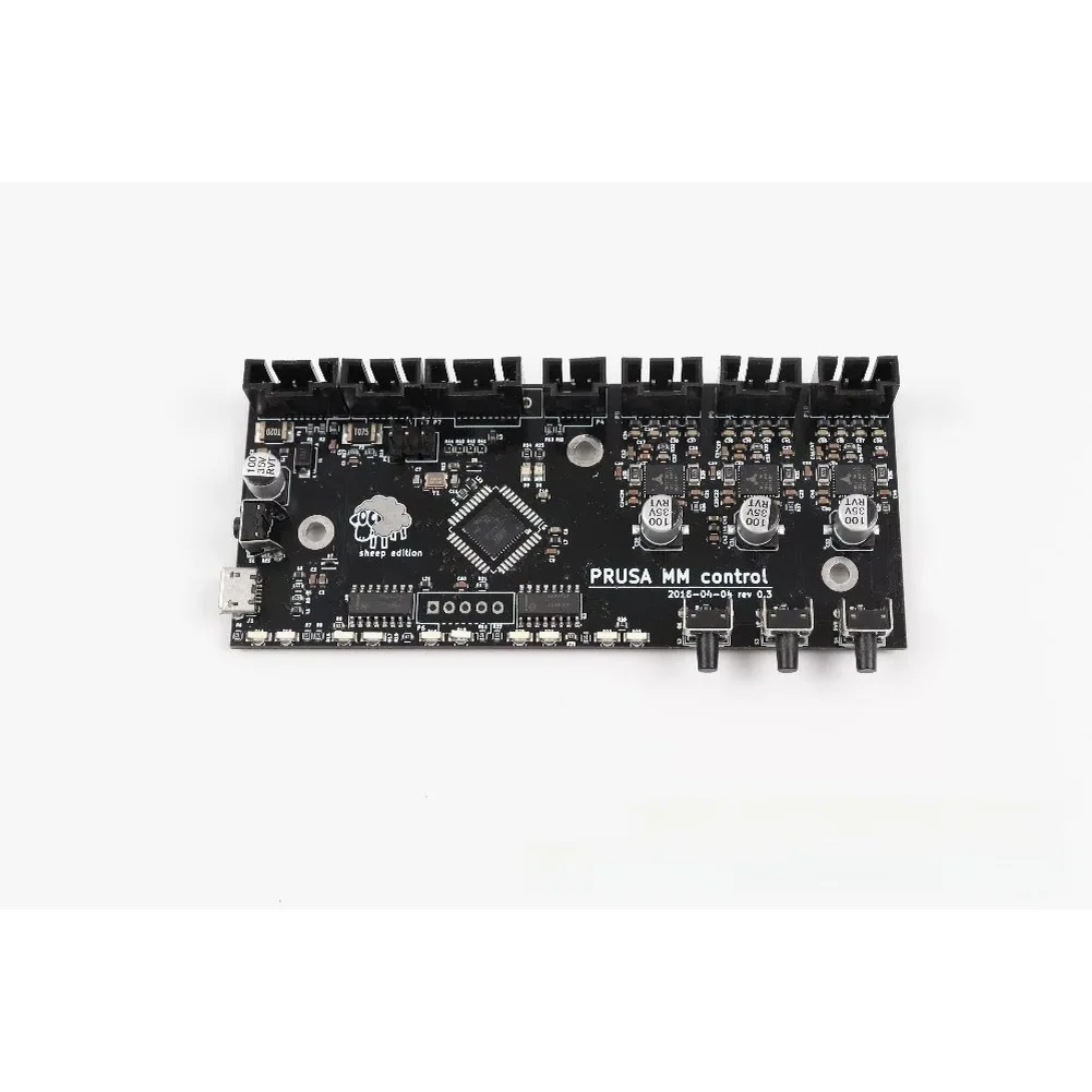 1pc Control Board For Prusa MK3S MMU2S Multi Material 3D Sheep Edition Rev0.3 Black Replacement Part
