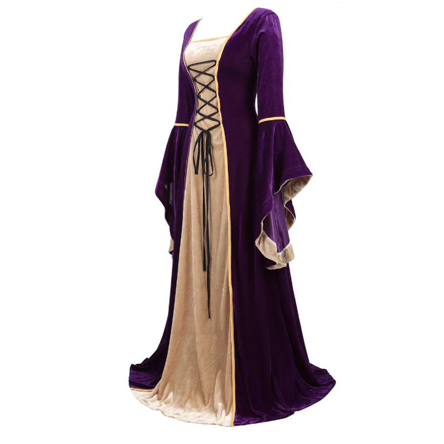 Europäische mittelalter liche Königin Prinzessin Hochzeits feier formelles Kleid Halloween Frauen Karneval Hof edlen Palast Cosplay Kostüm – Detail 8