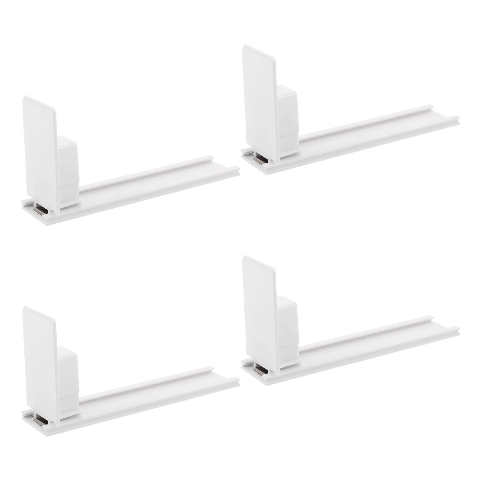 4Pcs Automatic Shelf Pusher Plastic Spring Loaded Organizer for Drinks Bottles Cans Retail Store Supermarket Display Track