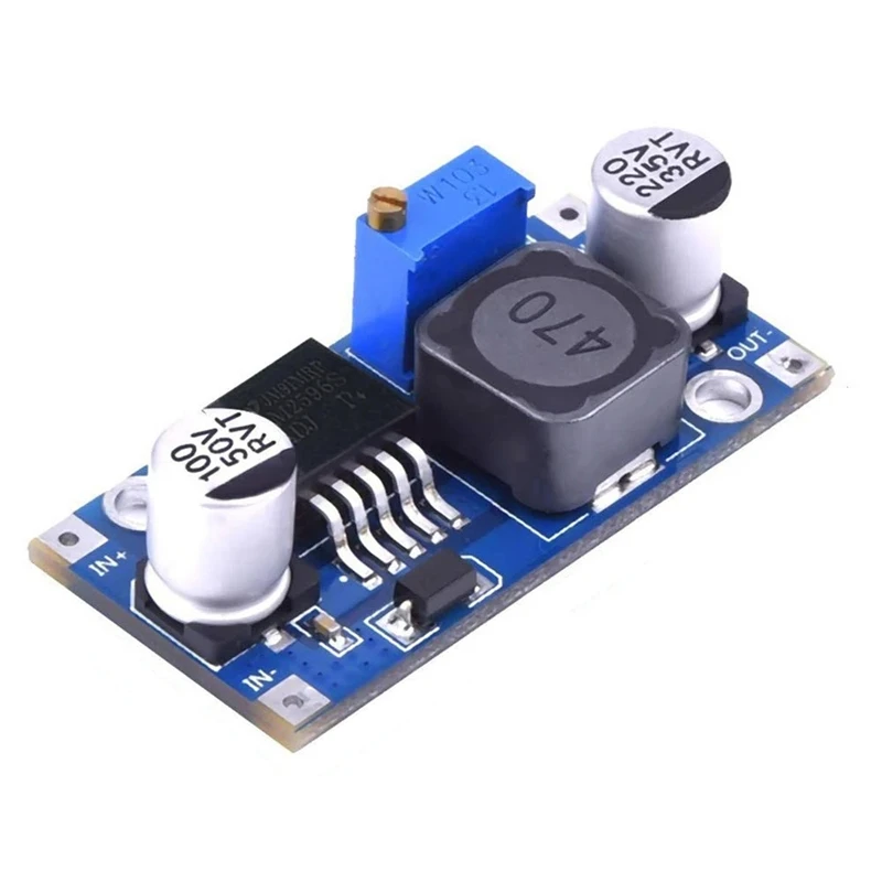 DC-DC 3A adjustable step-down module LM2596 voltage regulator 24V to 12V 5V 3V electrostatic bag packaging