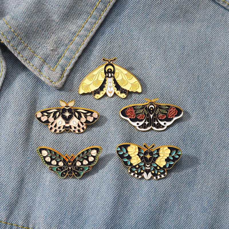 Creative Trendy Cartoon Butterfly Cute Mini Dragonfly Oil Drop Lapel Brooch Badge Pin Denim Bag Gift Men Women Fashion Jewelry