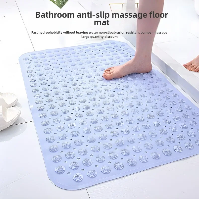 Hotel Simple Solid Color Bathroom Non-slip Mat Shower Massage Home Bathroom Waterproof Rug Bathroom