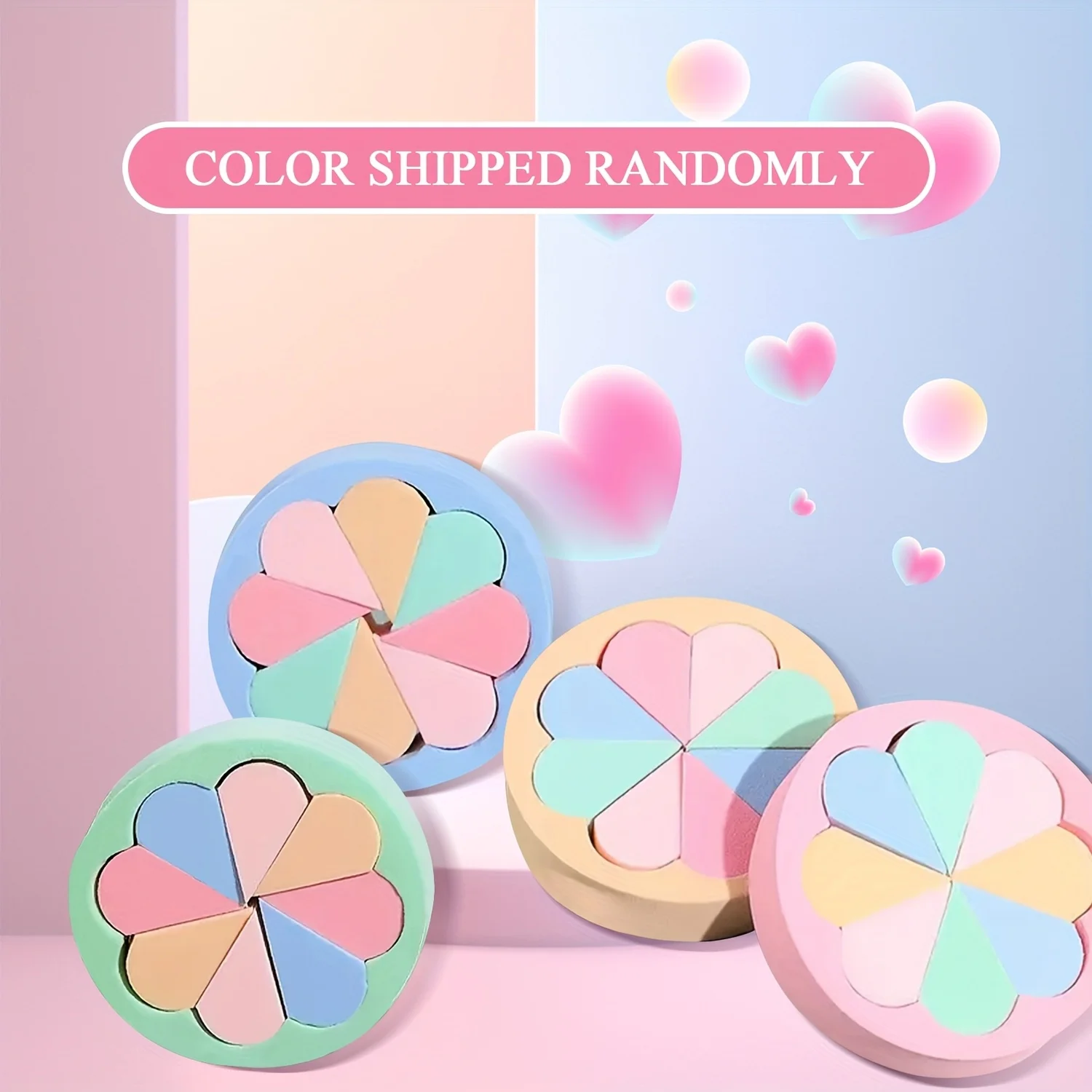 مرقع متعدد الألوان - تصميم متعدد الطبقات ثلاثي الأبعاد، غير ماص لكريم الأساس السائل