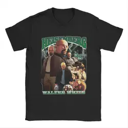 Heinsenberg Walter White Breaking Bad T-Shirt Men Awesome Cotton Tee Shirt Crewneck Short Sleeve T Shirts Original Tops