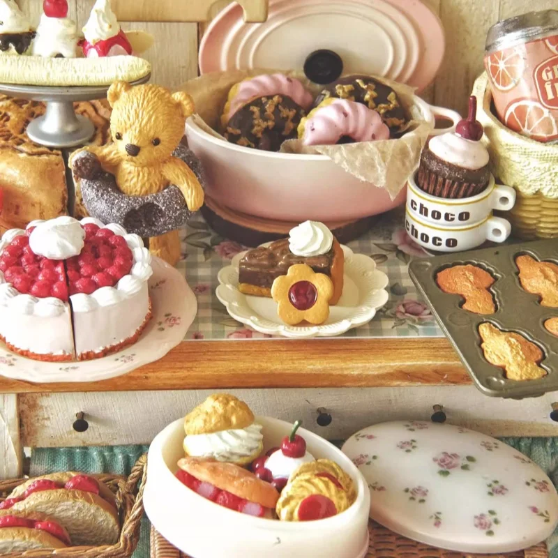 1:6 Mini modèle maison de poupée meubles accessoires cuisine couverts Pot plateau plaque Miniatures Bjd Ob11 Gsc Blyth soldat Lol accessoires