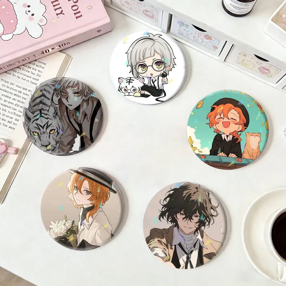 

B-Bungou Stray Dogs-s Badges Niche Design Brooch for Backpack Lapel Pins Creative Accessories