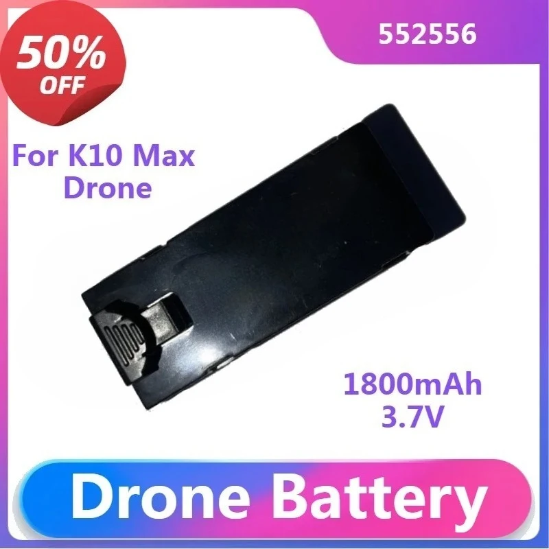 

552556 Drone Battery Accessories for K10 Max Drone Battery Replacement Accessory 3.7V 1800mAh Battery