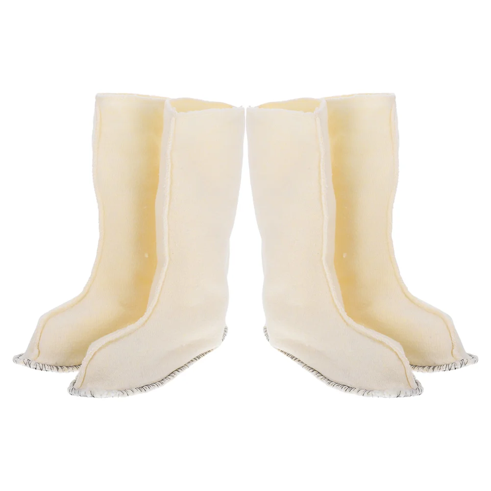 2 Paar Thermosocken Regenstiefel Warmes Futter Liner Liner Kinder Winter Hunter Beige Damen Herren