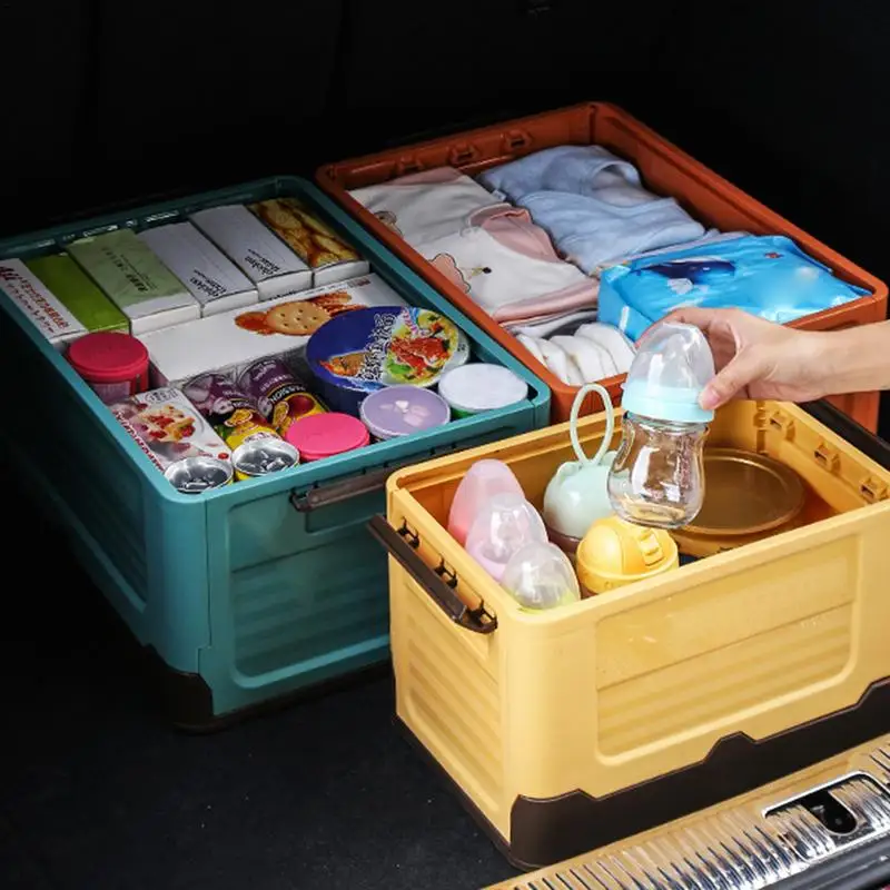 

Foldable Storage Bin Folding Stackable Storage Crates Large Storage Containers Closet Organizer Toy Clothes Storage Box For