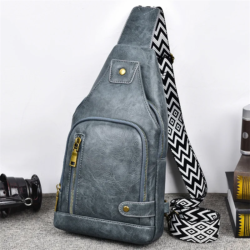 Herren Umhängetaschen Herren Brusttasche Designer Umhängetasche Leder Umhängetaschen Diagonal paket 2024 neue Rucksack reise