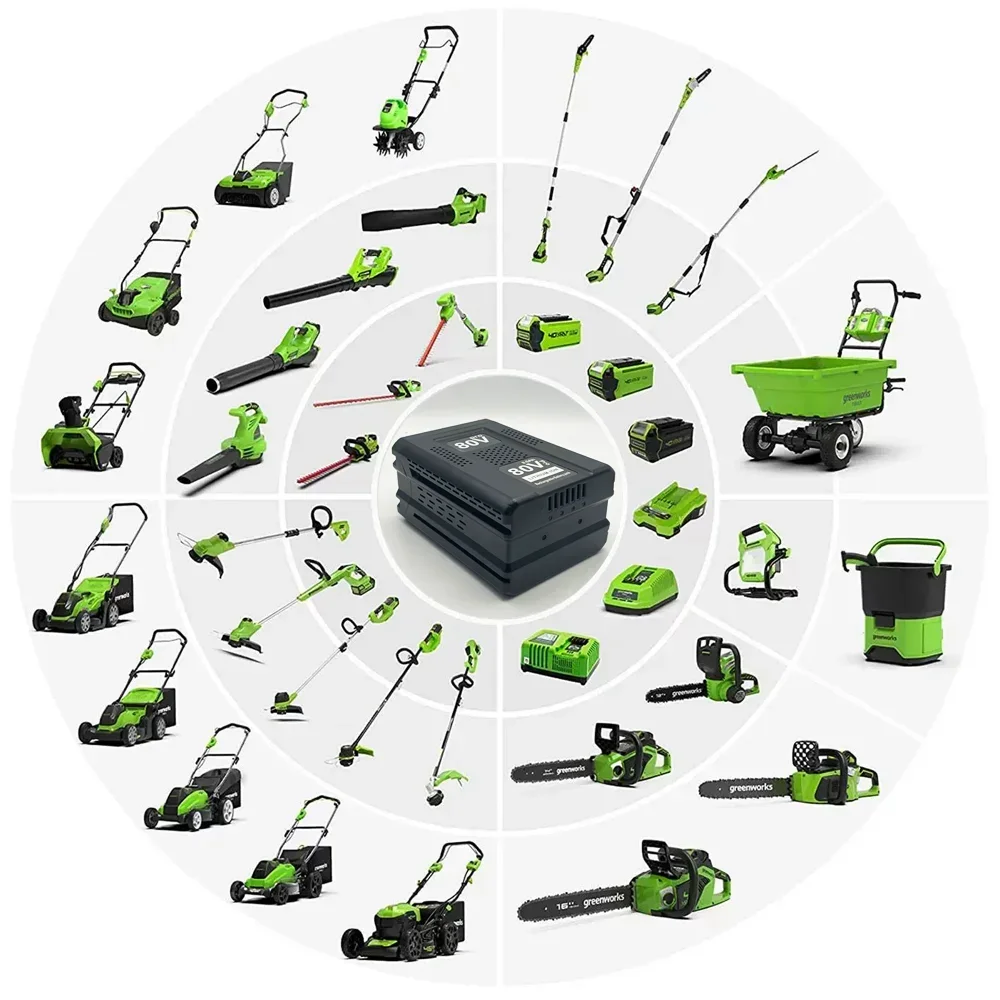 80V 6000mAh Strong power Replacement Lithium-Ion Battery for Greenworks Max Battery GBA80200 GBA80250 GBA80400 GBA80500