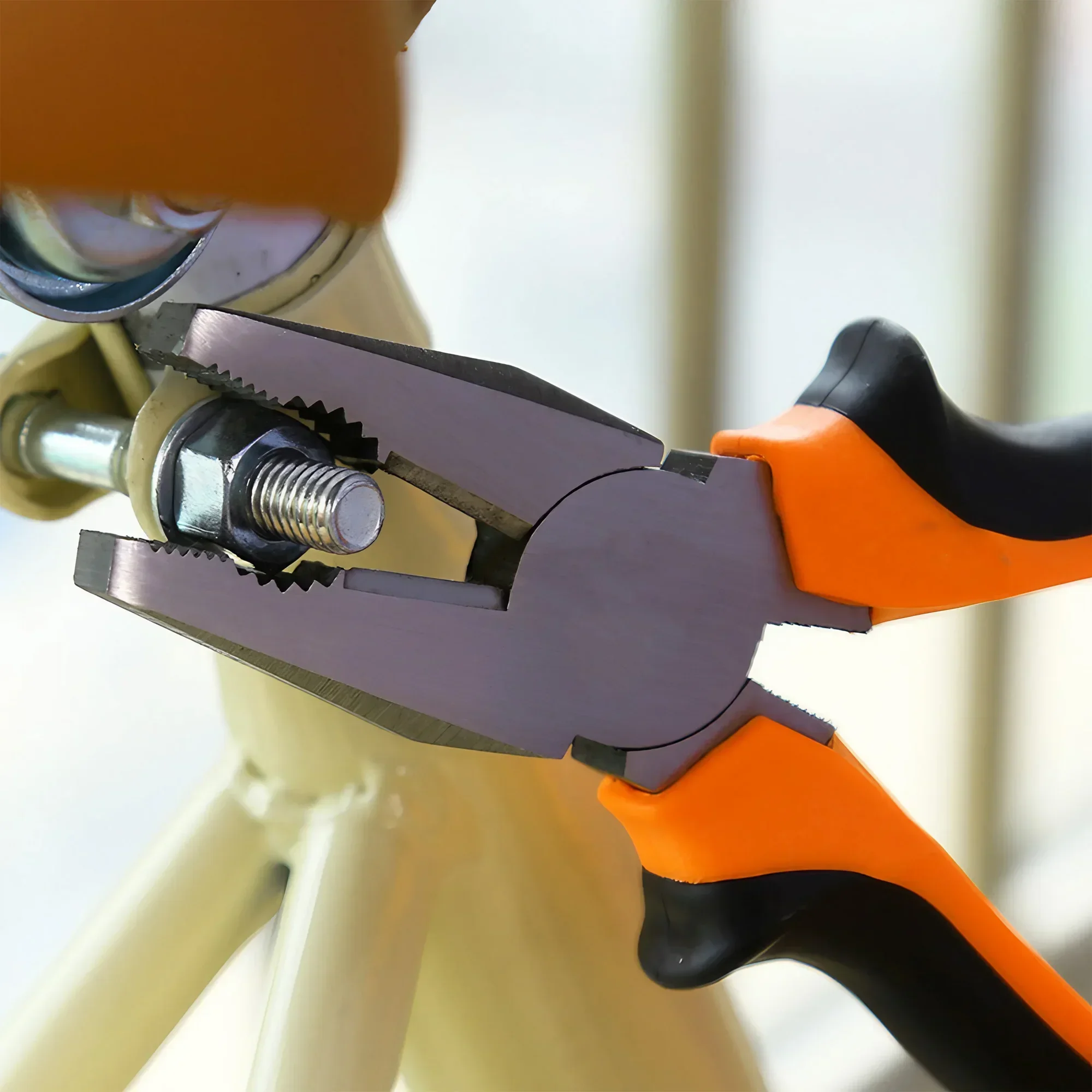 8-дюймовые плоскогубцы с плоским носом, многофункциональные кусачки для электрика, прочное оборудование, ручные инструменты