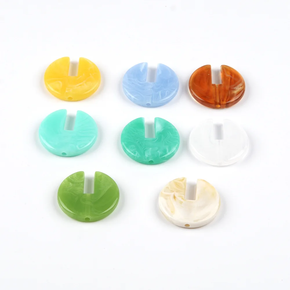 5 Pieces 33mm Circular Halo Effect with Large Bead Gap DIY Jewelry Making Necklace, Bracelet, Clothing Accessory Materials