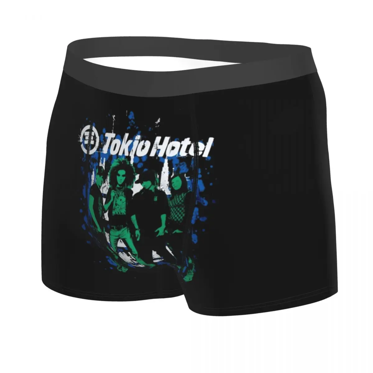 Tokyo Hotel Bill Kaulitz Rock Band Underwear Men Sexy Printed Custom Boxer Shorts Panties