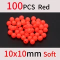 10 mm 100 piezas rojo