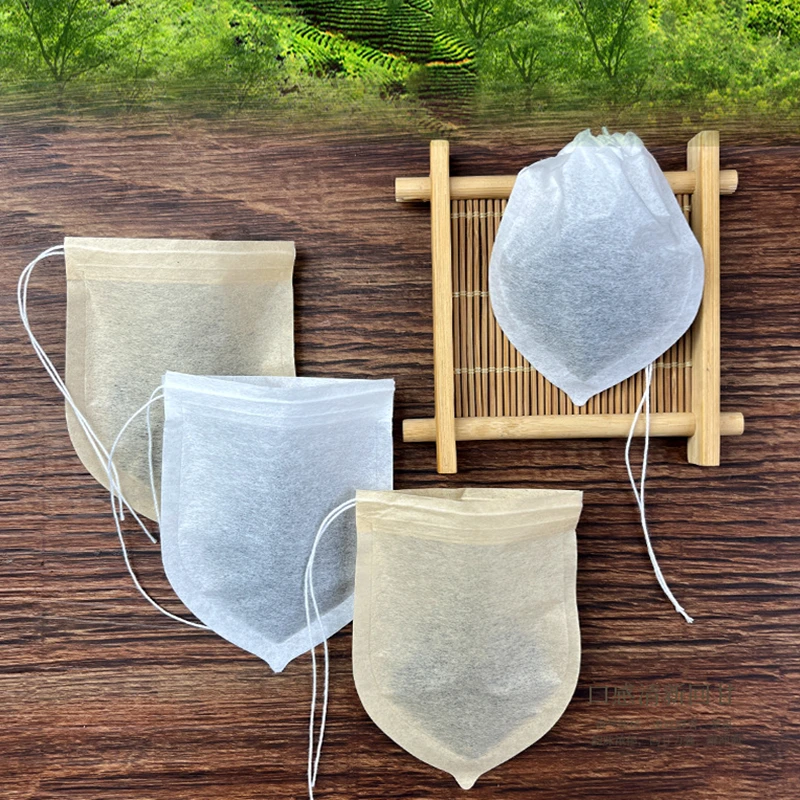 2000pcs Paper Tea Bags for Loose Leaf Tea Natural Biodegradable Tea Bags with Drawstring Eco-Friendly Wood Pulp Filter Empty Tea