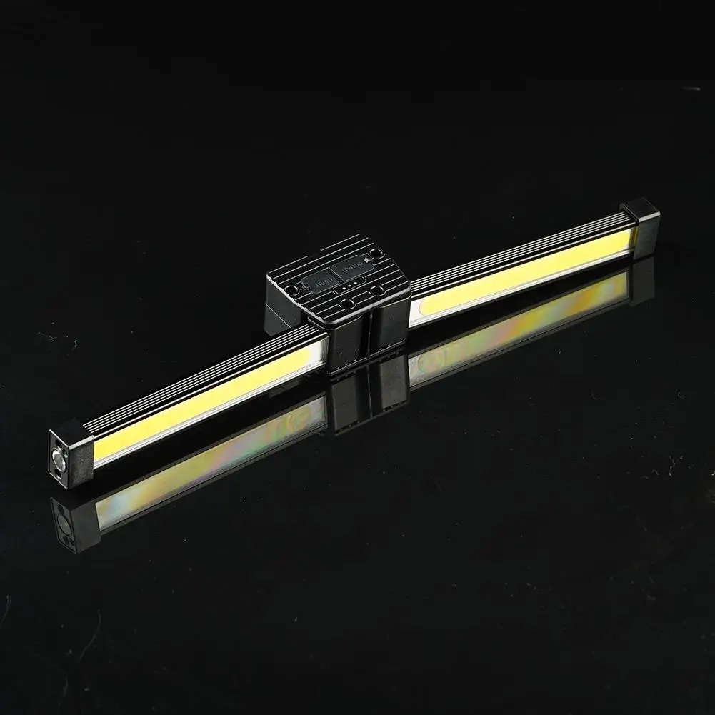 

Gym Lamp For Posing Portable Magnet LED Flashligh 7th Gear Dimming Folding Worklight Waterproof Led Flashlight With Magnet Hook