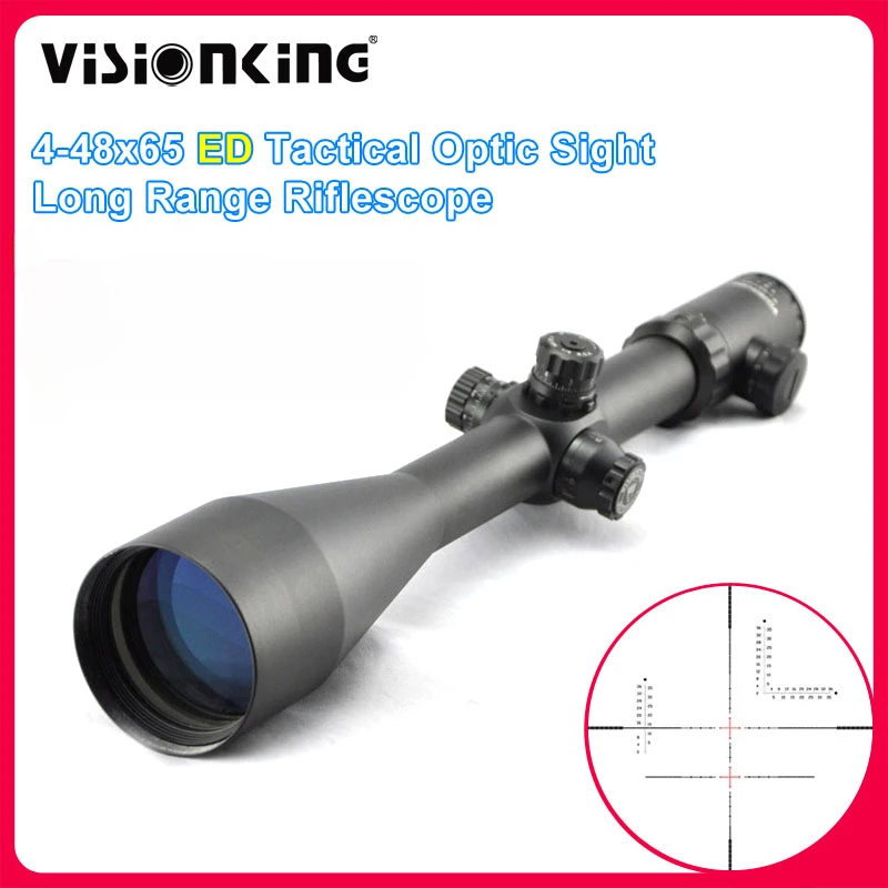 

Visionking 4-48x65 ED Rifle Scopes Tactical Optical Scope Red and Green Illuminated Hunting Scopes Riflescopes Airsoft Sight