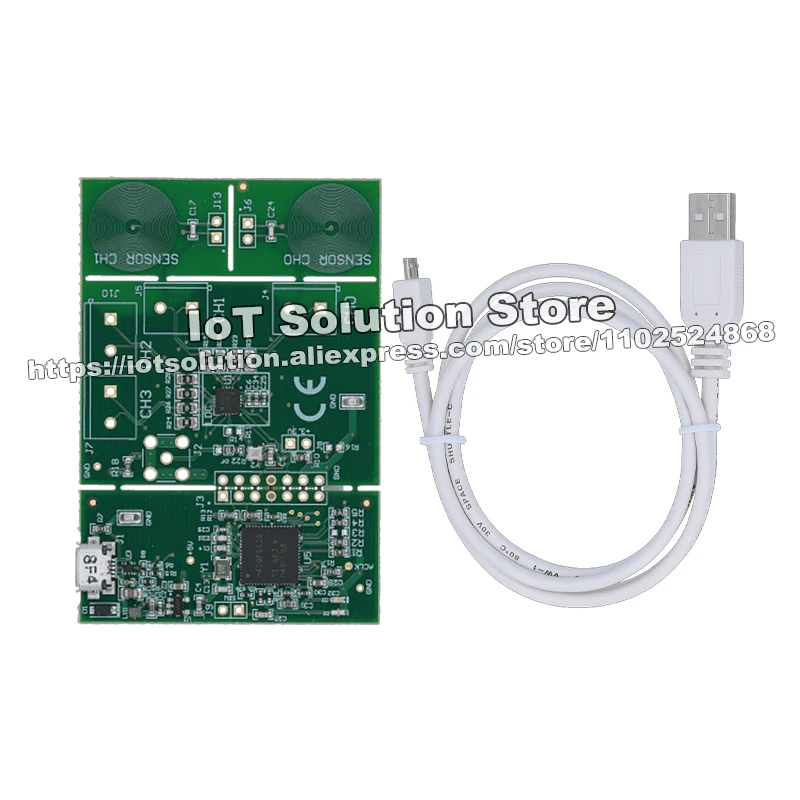LDC1614EVM LDC1614 Evaluation Module for Inductance to Digital Converter with Sample PCB Coils