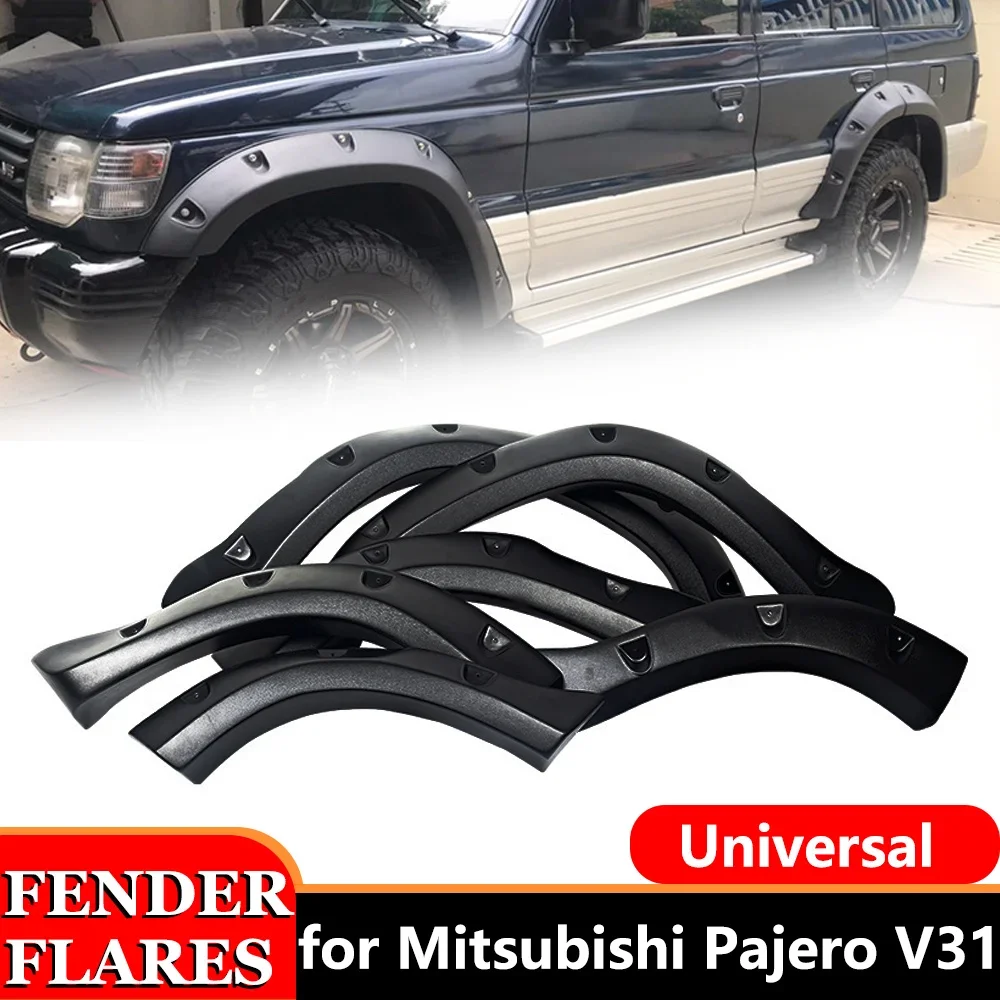 

Universal Mudguards Wheel Fender Flares For Mitsubishi Pajero V31 Montero Mud Flap Guard splash Fenders Mudflaps Car Parts