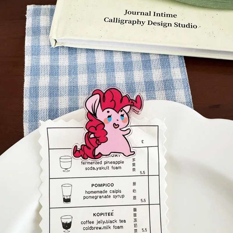 

Pony Themed Decorative Paper Clip Note Holder Cute Gift for Students Office Use
