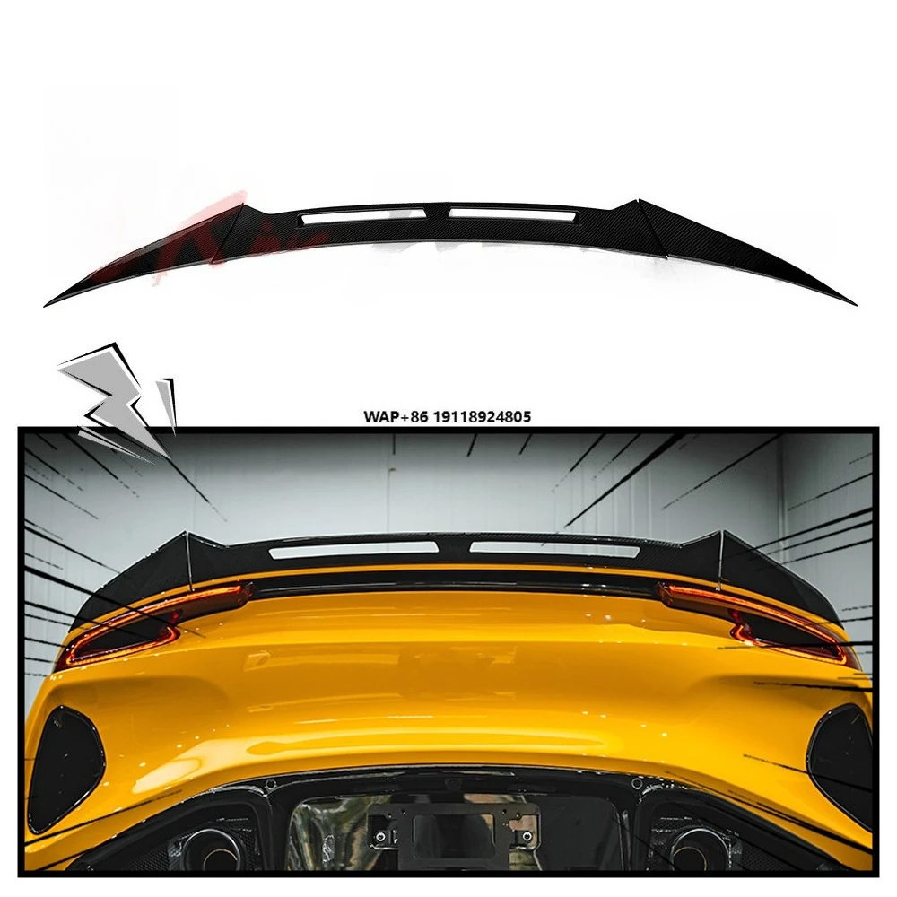 Emira High Kick Spoiler Carbon Fiber Rear Trunk Wing for Lotus Emira Carbon Fiber