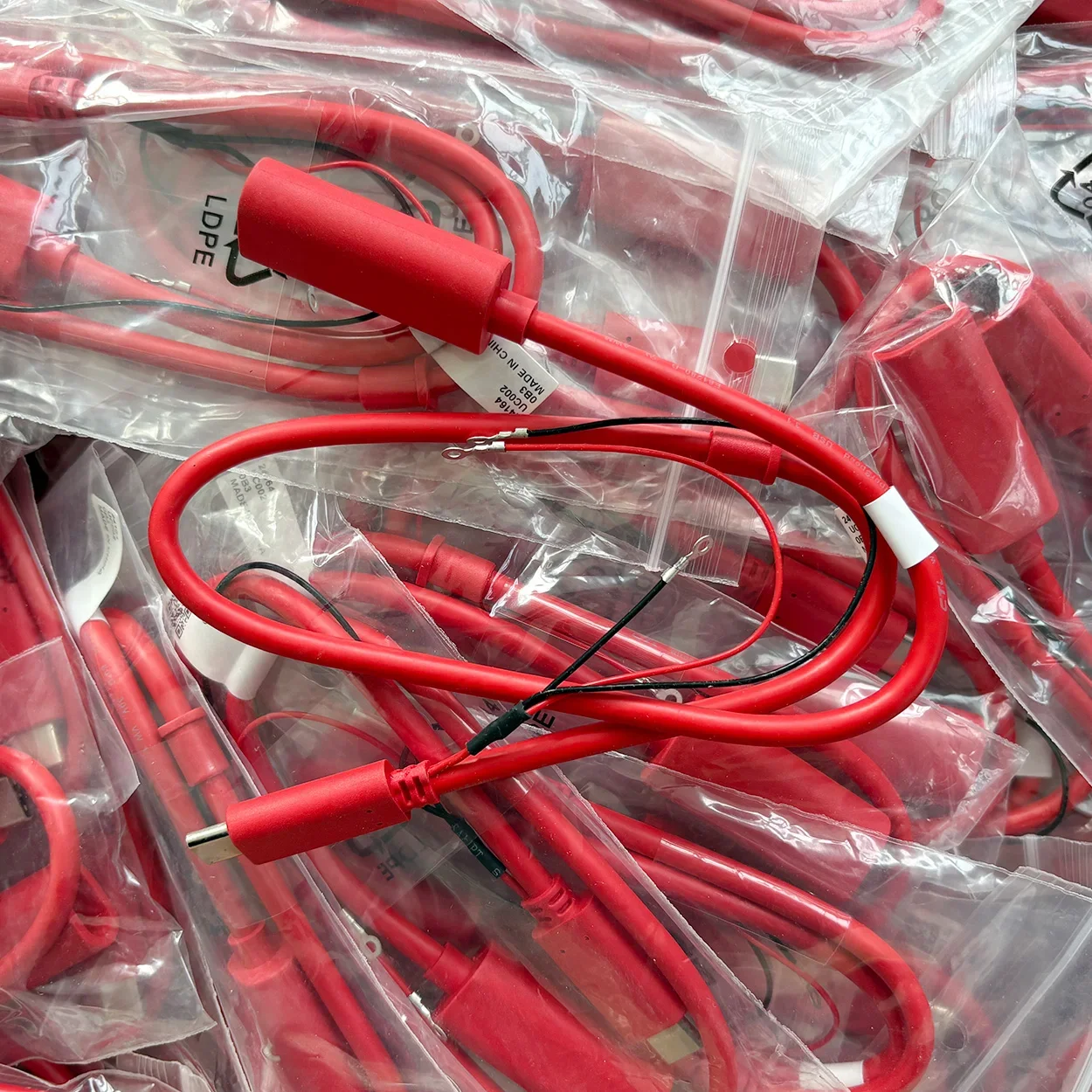 For Red Lenovo 45cm C17-03962-32 USB-C Thunderbolt 44k high definition PD100W port extension cable