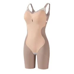 5D Invisible Underwear New Winter Warm Shapers Women Fleece Slimming Bodysuits Padded Open Butt Corset