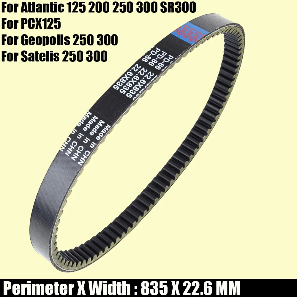 Drive Belt For Honda PCX125 23100-KWN-901 For Peugeot Geopolis Satelis 250 300 For Aprilia Atlantic 125 200 250 300 SR300 82941R