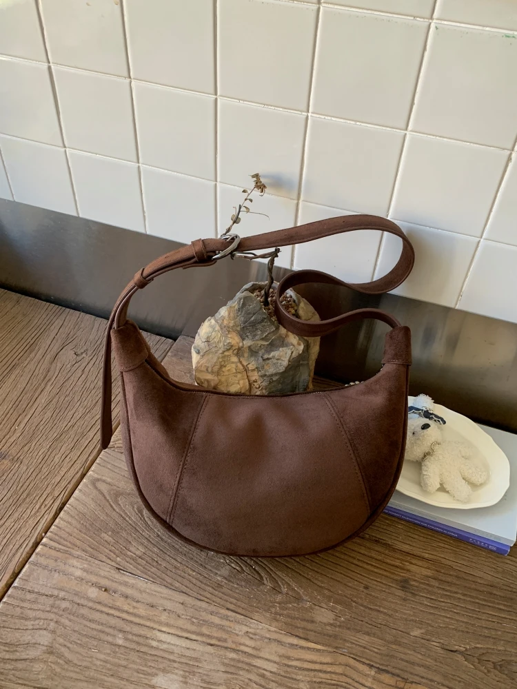 Retro Leopard Print Underarm Bag Women's Fashionable Trendy Shoulder Crossbody Bag Quality Texture for Daily Use Autumn Winter
