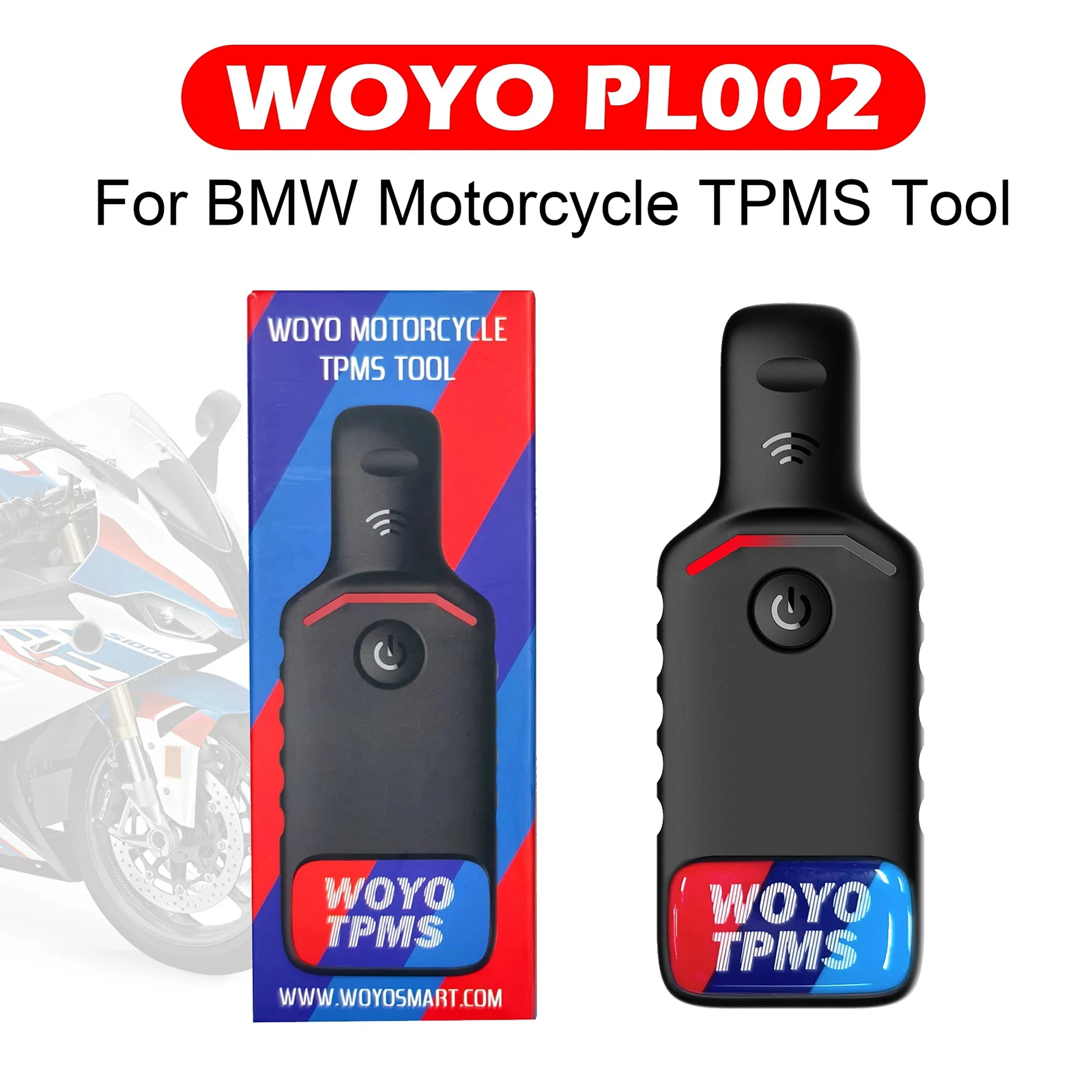 

WOYO PL002 TPMS Tool for BMW Motorcycle TPMS Activate Tools R1200 R1250 Recognize Tire Pressure Sensor ID Reset TPMS with ISTA-D