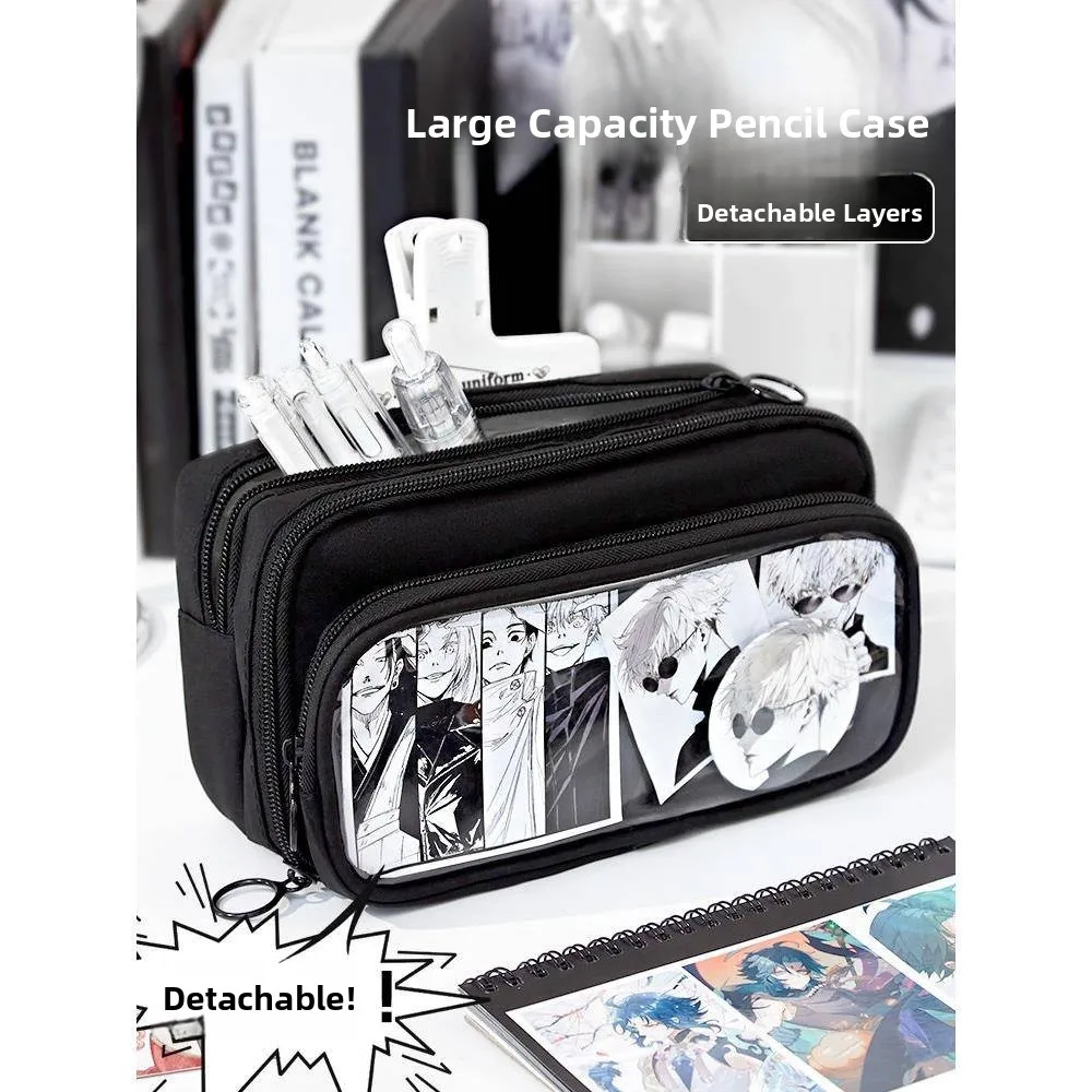 large-capacity-pain-bag-pencil-case-transparent-2d-measurement-stationery-bag-small-food-diy-thermal-insulation-container