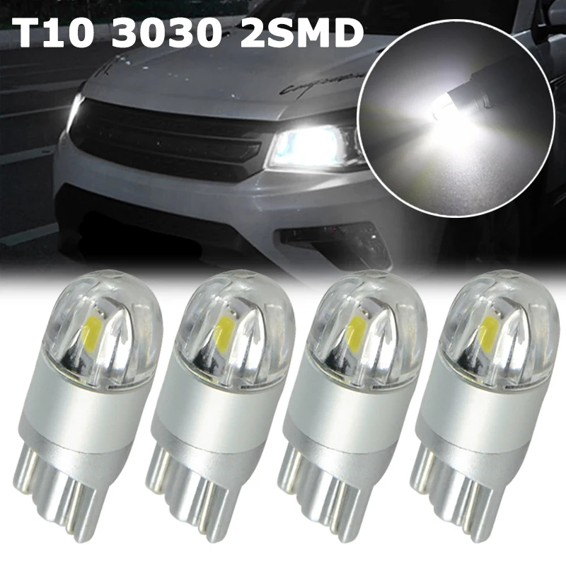 

New Arrivals T10 3030 2SMD LED Car Small Lamp License Plate Lights Auto Motorcycle Head Light Car Moto Accessories Exterior 4Pcs