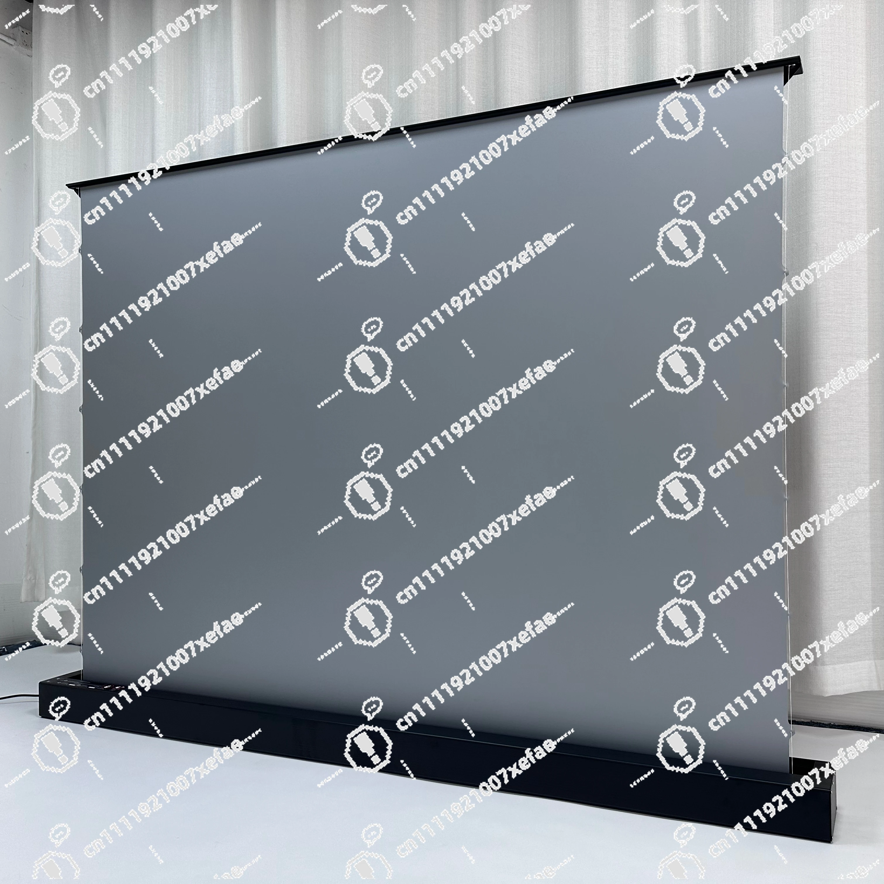 

100 inch 4k black crystal electric floor rise projector screen home support 4K 3D home theater projection screen